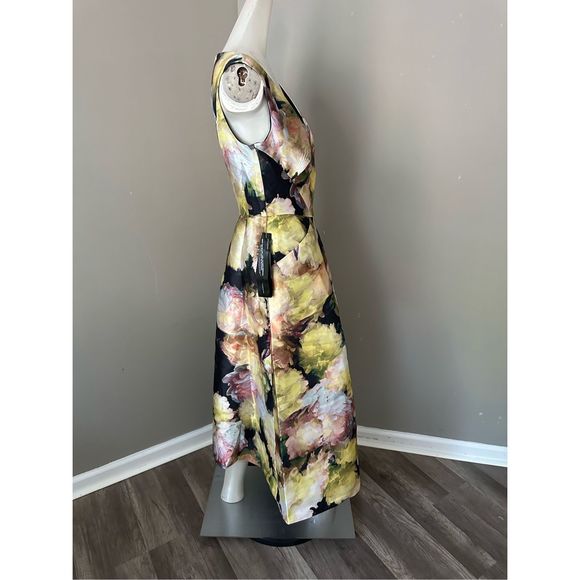 Kay Unger Perry Fit & Flare Dress US 6 $398 - Picture 10 of 11